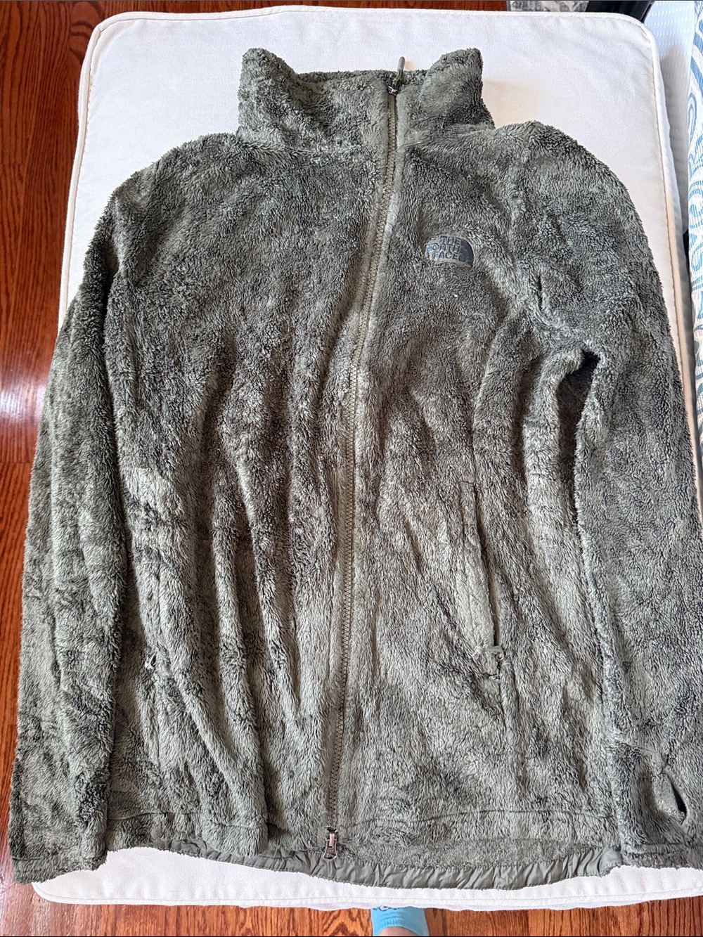 The North Face Plush Full-Zip Fleece Jacket - Olive